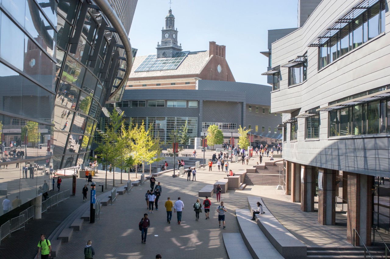 A picture of Uptown Campus from the Steger Student Life Center