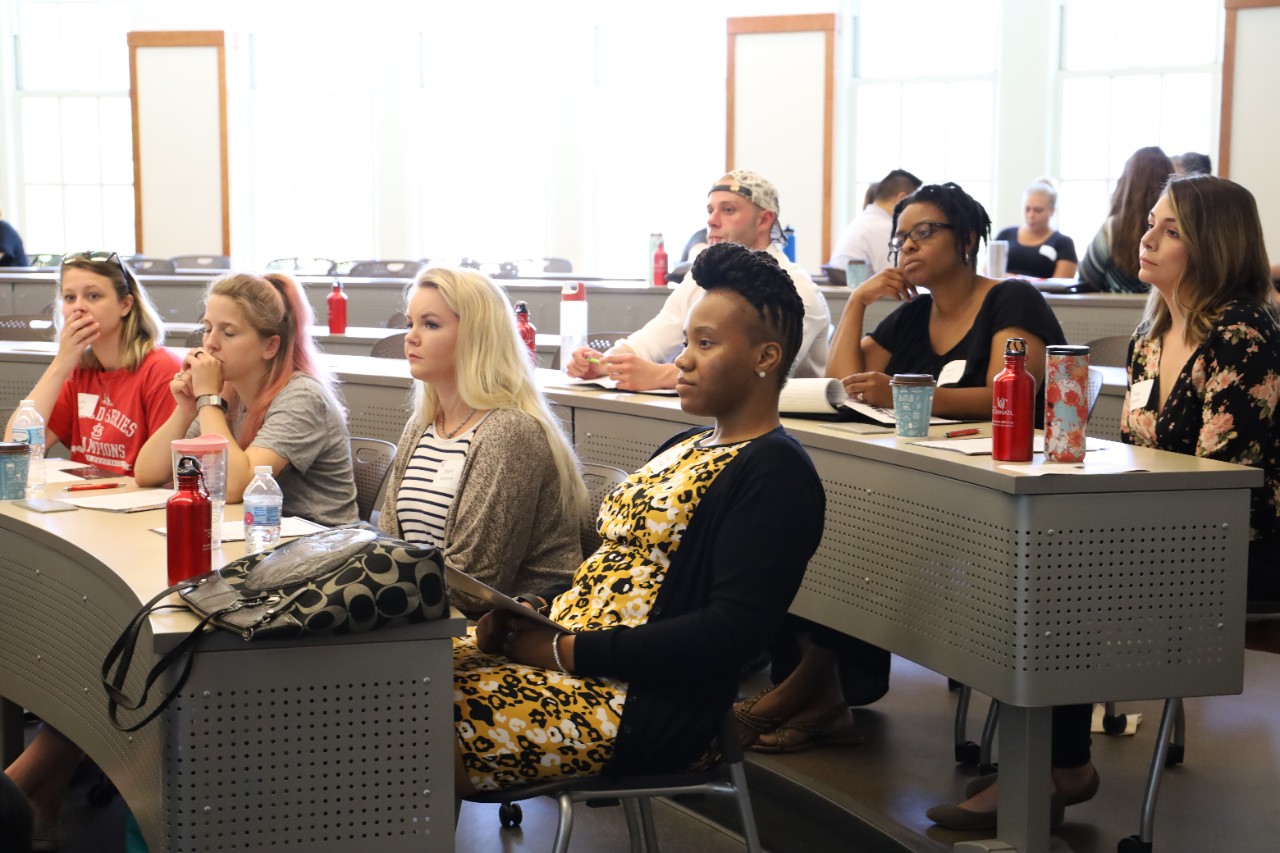 graduate students in class