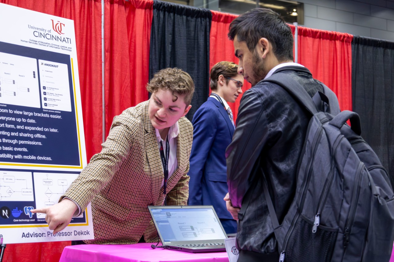 Image of CECH IT Students at the 2025 IT EXPO