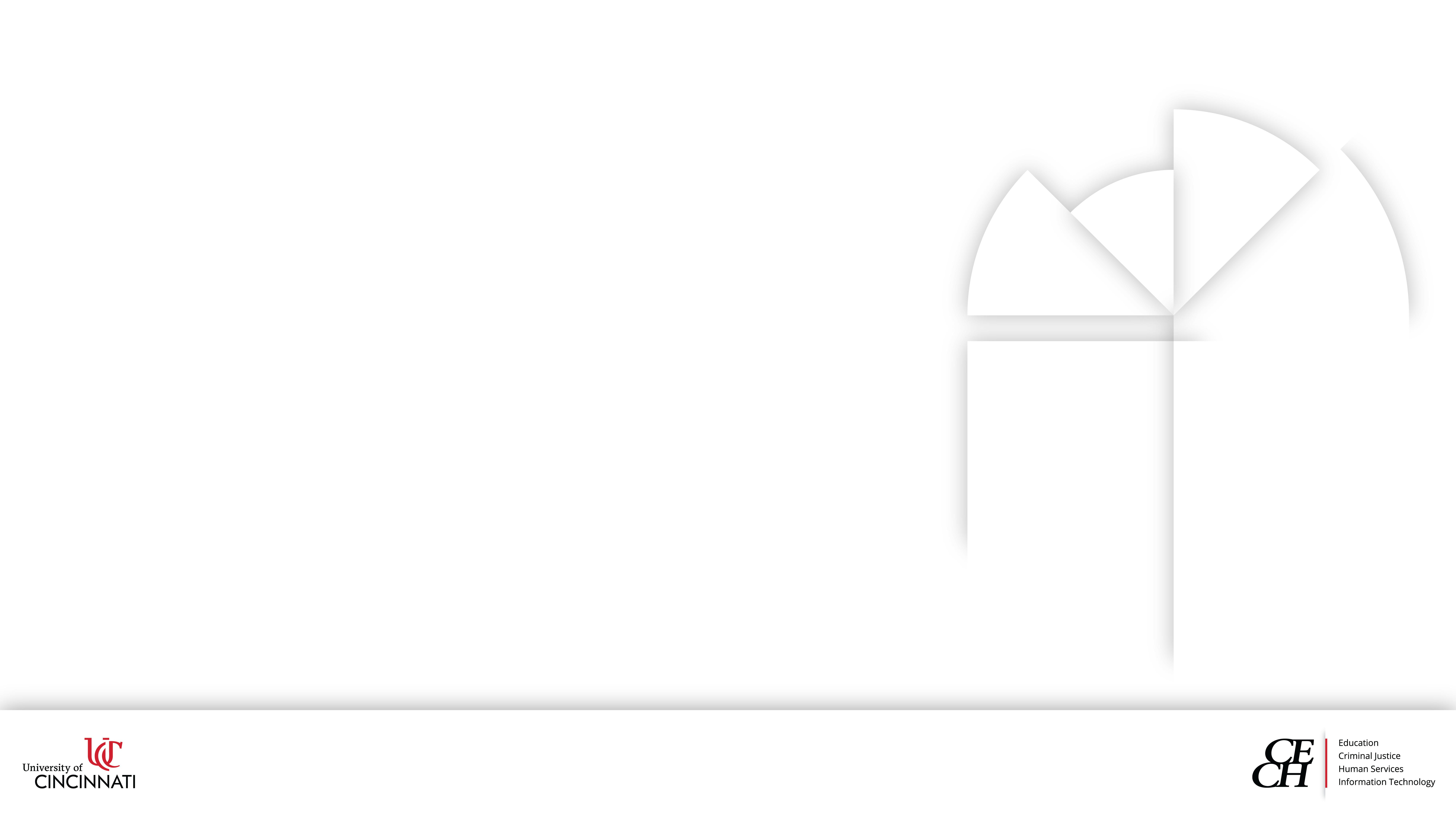 White Footer Wide PowerPoint