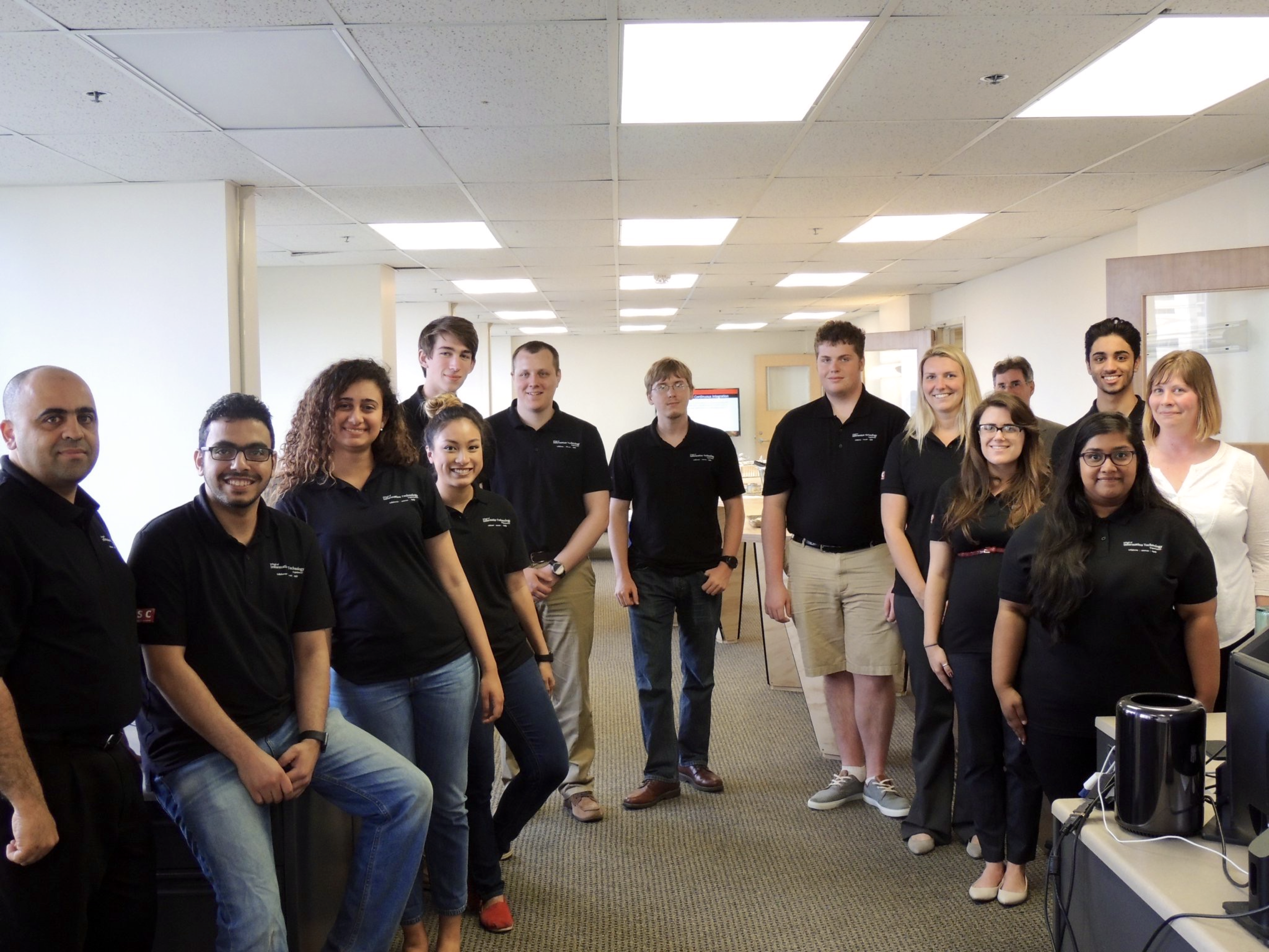 ITSC Team standing together and smiling